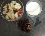 एप्पल डेट मिल्क शेक (apple date milk shake recipe in Hindi) रेसिपी चरण 1 फोटो