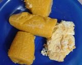 Foto del paso 7 de la receta: Plátanos sancochados (hervidos) con huevo