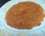A picture of step 12 of Kunafa(arabicsweet)😋😋.