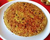 A picture of step 5 of Rava Handvo.