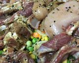 A picture of step 2 of Lamb Chops with Honey and Nigella Seeds.