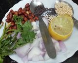 A picture of step 2 of Lemon Onion Rice.