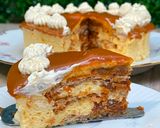 Foto del paso 4 de la receta: Dacquoise y Mousse de flan con dulce de leche