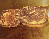 A picture of step 3 of Hot Mess French Toast.