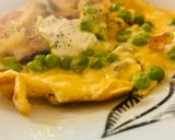 A picture of step 2 of Four Cheese Omelette.