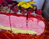 Une image de l'étape 12 de Bavarois à la mousse de framboises et glaçage miroir 😃.