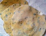 A picture of step 4 of Methi Leaves And Sweet Potato Roti Platter.