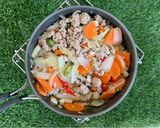 รูปขั้นตอนการทำที่ 8 ของ หมูสับผัดพริก