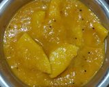 A picture of step 4 of Mango sabji.