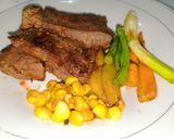 Foto langkah ke 5 dari resep Steak Sapi rumahan.