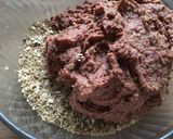 A picture of step 7 of Umami Explosion Plant-based Hamburger with Apple Chutney.