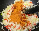 A picture of step 7 of Sweet potato leek curry.