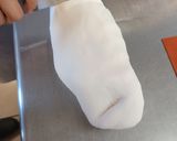 Foto del paso 4 de la receta: Pastel de fondant con decoración de Navidad 🎄☃️