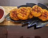 A picture of step 8 of Chickpeas patties.