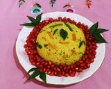 A picture of step 6 of Semolina Vegetable Upma.