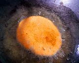 A picture of step 6 of Wheat Jaggery Malpua.