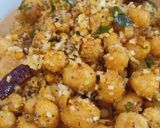 A picture of step 4 of Kabuli Chana Sundal.