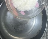 A picture of step 4 of Agar Agar Strawberry Coconut Pudding.