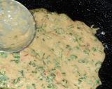 A picture of step 4 of Oats & Rice flour vegetable chila.
