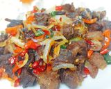 Foto langkah ke 7 dari resep Sei sapi bumbu pedas simple dan praktis.