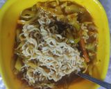 A picture of step 9 of Tibetian Thukpa soup.