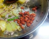 A picture of step 2 of Masala Poha (Red Masala Poha).