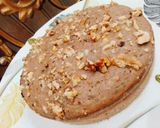 A picture of step 5 of Eggless banana walnut tea cake.