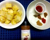 A picture of step 1 of Grilled Pineapple Tikka.