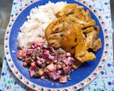 Foto del paso 1 de la receta: Pollo Frito aliñado y Ensalada Rusa