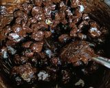 A picture of step 4 of Chocolate Makhana Cone.