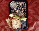 A picture of step 4 of Crunchy Sesame Bread Packets With Peanut Chutney.