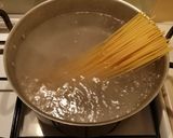 Une image de l'étape 5 de Pâtes à la Carbonara.