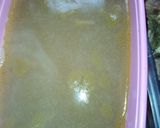 A picture of step 1 of Miyan zogale.