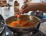 A picture of step 7 of Butter paneer Masala.