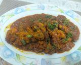 A picture of step 7 of Chatpata Chicken leg masala.