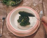 A picture of step 7 of Buckwheat Ricotta Gnocchi with Spinach Pesto.
