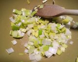 A picture of step 1 of Potato and leek bake with a bacon crumb.