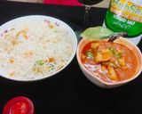 A picture of step 18 of Spainish_chicken with Fried_rice.