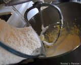 A picture of step 2 of Gata bread (cake).