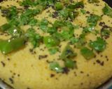 A picture of step 6 of Instant Khaman Dhokla.