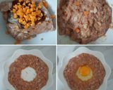 รูปขั้นตอนการทำที่ 1 ของ Moon Halo🌝 "หมูสับนึ่งไข่ดาว" 🐷🍳Streamed Minced Pork with Egg