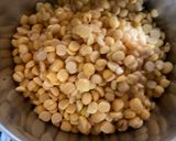 A picture of step 1 of Motor Dal (Peas Dal) Bora o Panchmesali.
