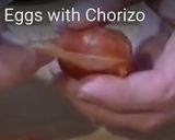 A picture of step 1 of Scotched Quail Egg with Chorizo.