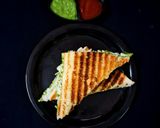 A picture of step 5 of Ghughra Sandwich.