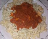 A picture of step 3 of Macaroni and stew.
