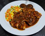 Foto langkah ke 6 dari resep Chicken Steak Saus Lada Hitam.