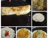 A picture of step 2 of Chinese noodles Dosa.