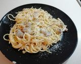 Foto del paso 14 de la receta: Spaghetti cremoso con setas (rápido y fácil)