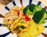 雞蛋蔥燴豆腐的食譜步驟4照片