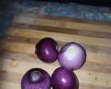 A picture of step 1 of Matar Mushroom.